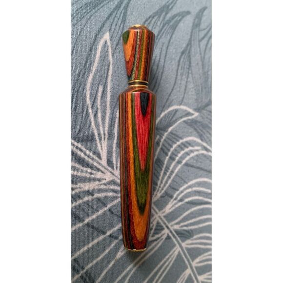 Vintage Handmade Turner Mastercraft Dymondwood Perfume Applicator - Picture 4 of 6